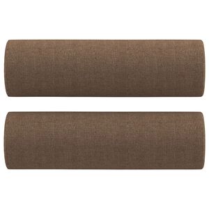 vidaXL Sierkussens 2 st 15x50 cm stof bruin