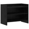 vidaXL TV-kast 60 x 33 x 47 cm Zwart eiken Bewerkt hout