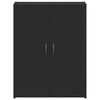 vidaXL Archiefkast 60x32x77,5 cm bewerkt hout zwart