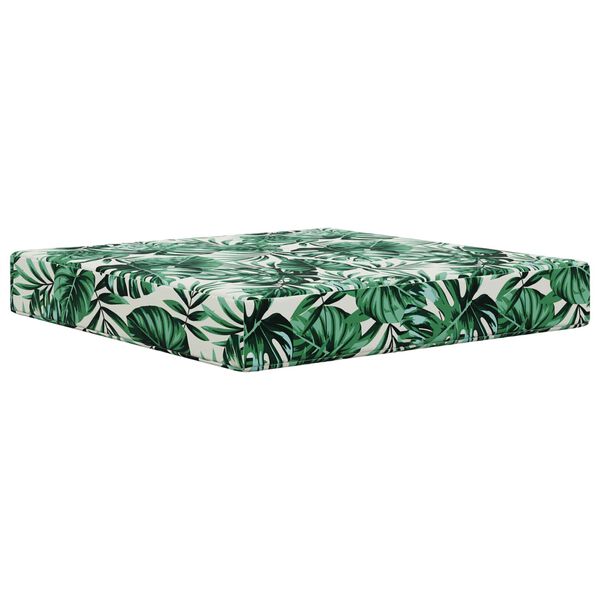 vidaXL Buiten bankkussen 3 pcs Bladpatroon Polyester