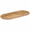 vidaXL Tafelblad ovaal 100x40x3,8 cm massief mangohout