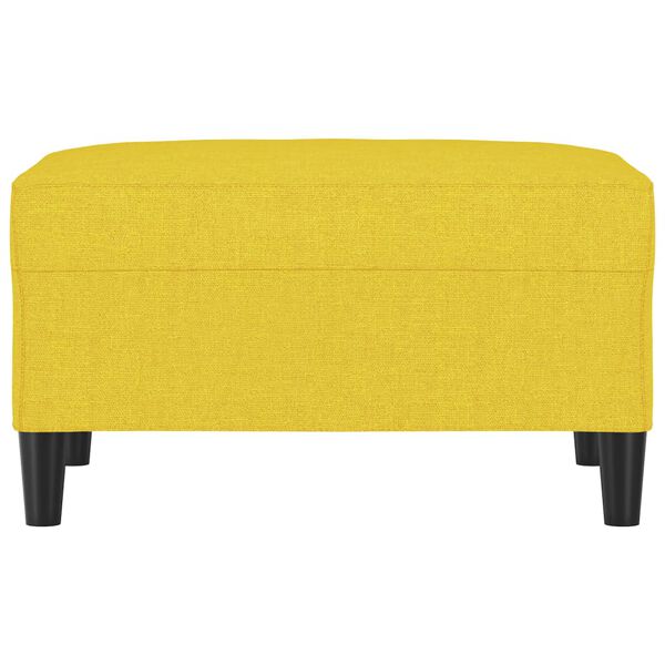 vidaXL Voetenbank 70x55x41 cm stof lichtgeel