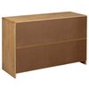 vidaXL Dressoir SAUDA 114x43x75,5 cm massief grenenhout eikenkleurig