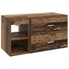 vidaXL Badkamermeubelset 2 pcs Oud hout Bewerkt hout