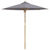vidaXL Tuinparasol Donkergrijs &Oslash; 270 x 260 cm Bamboe