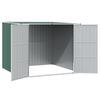vidaXL Tuinschuur 195x198x159 cm gegalvaniseerd staal groen