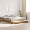 vidaXL Opbergbedframe artisanaal eikenkleurig 236.5 x 180 x 31.5 cm