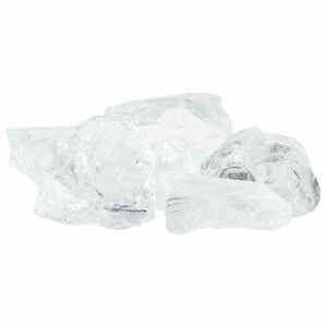 vidaXL Tuinstenen Wit 12 cm Glas