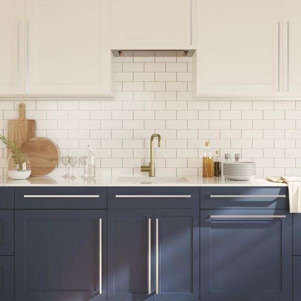 vidaXL Handvatten 5 st 480 mm roestvrij staal zilverkleurig