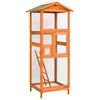 vidaXL Vogelkooi 68x62x166 cm massief vurenhout