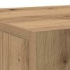 vidaXL Dressoir Artisan Eiken 90 x 34 x 80 cm Bewerkt hout
