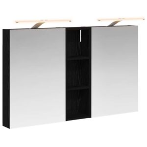 vidaXL Badkamerkastenset 3 pcs 100 x 10,5 x 60,5 cm Bewerkt hout