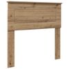 vidaXL Hoofdbord Artisan Eiken Bewerkt hout