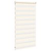 vidaXL Zebra rolgordijn 85x100 cm stofbreedte 80,9 cm marmerbeige