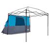 vidaXL Camping Tent Set met dak met opslag 2 pcs Blauw Taffeta en Stof