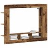 vidaXL TV-kast Wandgemonteerd Oud hout 152 x 22 x 113 cm Bewerkt hout