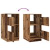 vidaXL Wasmeubel met opslag Oudhout 50 x 68 x 102 cm Bewerkt hout
