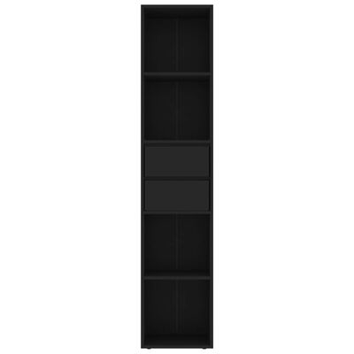 vidaXL Boekenkast 36x30x171 cm spaanplaat zwart