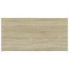 vidaXL Wandschappen 8 st 60x30x1,5 cm spaanplaat sonoma eikenkleurig