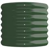 vidaXL Plantenbak 114x40x36 cm gegalvaniseerd staal groen