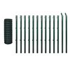 vidaXL Euro hek 25x0,8 m staal groen