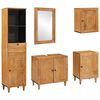 vidaXL Badkamermeubelset 5 st Bruin 38 x 33 x 160 cm Bewerkt hout