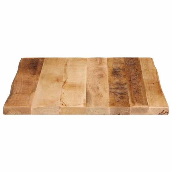 vidaXL Tafelblad met natuurlijke rand 40x40x3,8 cm massief mangohout