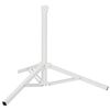 vidaXL Parasol Stand Wit Staal for 25-32 mm Pole