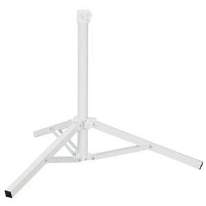 vidaXL Parasol Stand Wit Staal for 25-32 mm Pole