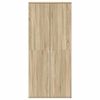 vidaXL Schoenenkast Sonoma Eiken 80 x 39 x 178 cm Bewerkt hout