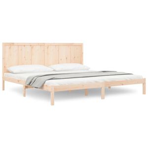 vidaXL Bedframe zonder matras massief grenenhout 200x200 cm