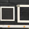 vidaXL Konijnenhok 140x63x120 cm massief vurenhout grijs en wit