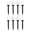 vidaXL Solarlampen 8 st LED rond 15 cm RGB