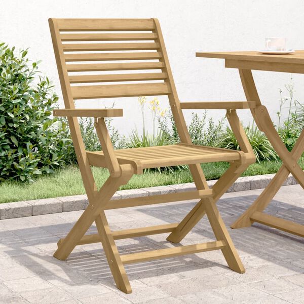 vidaXL Tuinstoelen 4 st inklapbaar 54,5x61,5x86,5 cm acaciahout
