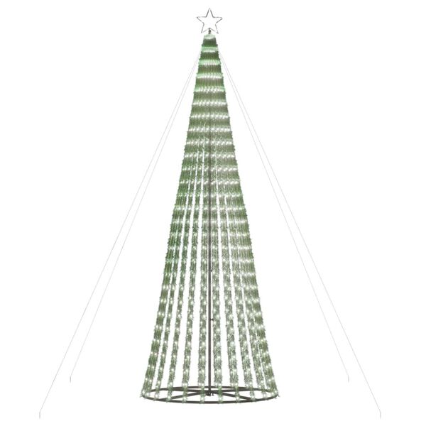 vidaXL LED-kerstboom 688 LEDs koud wit 300 cm