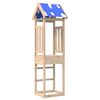 vidaXL Speeltoren Bruin 52,5 x 46,5 x 208 cm Massief grenenhout
