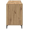 vidaXL Bureau Ambachtelijk eiken 140 x 50 x 75 cm Bewerkt hout