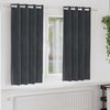 vidaXL Verduisterende gordijnen 2 pcs Lichtgrijs 140 x 175 cm Fluweel
