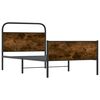 vidaXL Bedframe zonder matras bewerkt hout sonoma eikenkleur 100x190cm