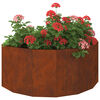 vidaXL Plantenbak Roestig 90 x 45 x 35 cm Cortenstaal