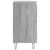 vidaXL Dressoirs 2 st 40x35x70 cm bewerkt hout grijs sonoma