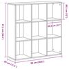 vidaXL Boekenkast Zwart Eiken 98x29x97,5 cm Engineered Wood