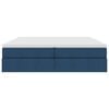 vidaXL Opbergbed met matras met matras Blauw 180 x 200 cm Polyester