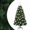 vidaXL Kunstkerstboom met kerstbal 120 cm 150 LED's Warmwit