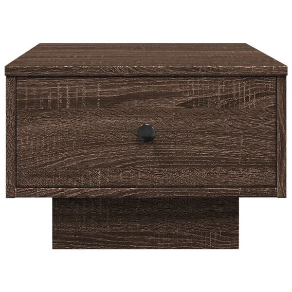 vidaXL Salontafel 60x45x31 cm bewerkt hout bruin eikenkleurig