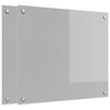 vidaXL Keukenachterwand 2 st Lichtgrijs 70 x 60 cm gehard glas