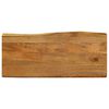 vidaXL Tafelblad met natuurlijke rand 90x40x3,8 cm massief mangohout