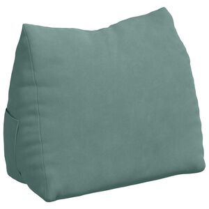 vidaXL Rugkussen Zeegroen 45 x 20 x 35 cm Cordstof