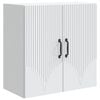 vidaXL Wandkast Wit 59 x 31 x 60 cm Bewerkt hout
