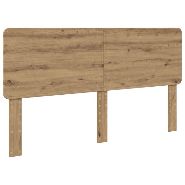vidaXL Hoofdbord Artisan Eiken 200 cm Bewerkt hout
